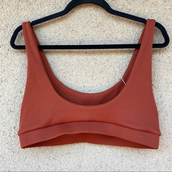 Kulakinis bikini top ribbed long crop size 2X in clay ribbed - Picture 4 of 4